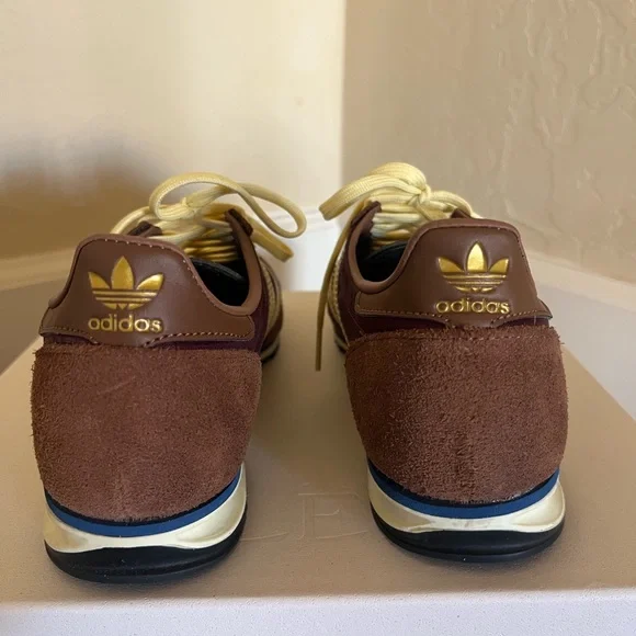 Adidas Women’s SL72 OG Maroon and Brown Sneakers - Picture 6 of 16